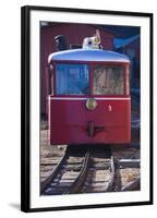 Manitou Springs, Pikes Peak Cog Railway, Locomotive Train, Colorado, USA-Walter Bibikow-Framed Photographic Print