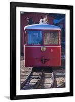 Manitou Springs, Pikes Peak Cog Railway, Locomotive Train, Colorado, USA-Walter Bibikow-Framed Photographic Print