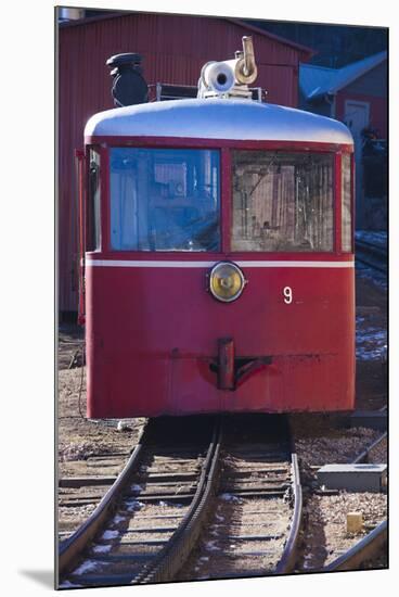 Manitou Springs, Pikes Peak Cog Railway, Locomotive Train, Colorado, USA-Walter Bibikow-Mounted Photographic Print