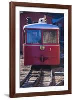 Manitou Springs, Pikes Peak Cog Railway, Locomotive Train, Colorado, USA-Walter Bibikow-Framed Photographic Print