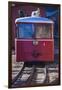 Manitou Springs, Pikes Peak Cog Railway, Locomotive Train, Colorado, USA-Walter Bibikow-Framed Premium Photographic Print