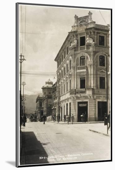 Manizales, Central Colombia, the Main Place for Producing Colombian Coffee-null-Mounted Photographic Print