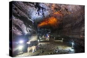 Manjanggul Longest Lava Tube System in the World on the Island of Jejudo-Michael-Stretched Canvas