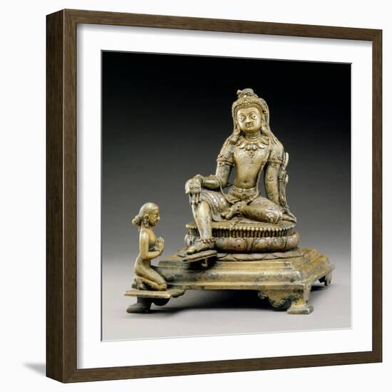 Manjusri, Sirpur Culture, 800 Ad-null-Framed Giclee Print