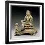 Manjusri, Sirpur Culture, 800 Ad-null-Framed Giclee Print