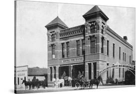 Mankato, Minnesota - Exterior View of Central Fire Station-Lantern Press-Stretched Canvas