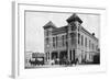 Mankato, Minnesota - Exterior View of Central Fire Station-Lantern Press-Framed Art Print