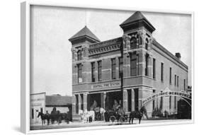 Mankato, Minnesota - Exterior View of Central Fire Station-Lantern Press-Framed Art Print