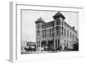 Mankato, Minnesota - Exterior View of Central Fire Station-Lantern Press-Framed Art Print