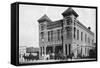 Mankato, Minnesota - Exterior View of Central Fire Station-Lantern Press-Framed Stretched Canvas