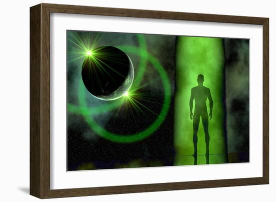 Mankinds Continued Progress in Science and Technology-null-Framed Premium Giclee Print