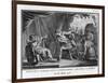 Manlius Torquatus Condemns His Own Son to Death for Engaging in Unlawful Single Combat-Augustyn Mirys-Framed Art Print