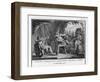 Manlius Torquatus Condemns His Own Son to Death for Engaging in Unlawful Single Combat-Augustyn Mirys-Framed Art Print