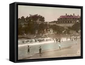 Manly Beach, Sydney, New South Wales, Australia-null-Framed Stretched Canvas
