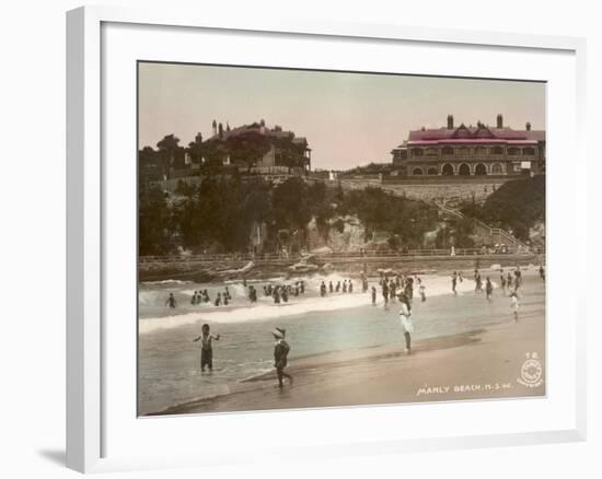 Manly Beach, Sydney, New South Wales, Australia-null-Framed Photographic Print