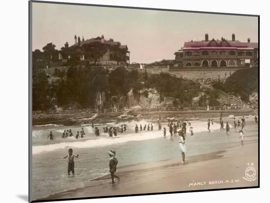 Manly Beach, Sydney, New South Wales, Australia-null-Mounted Photographic Print