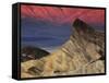 Manly Beacon at Dawn, Zabriskie Point, Death Valley National Park, California, USA-Michel Hersen-Framed Stretched Canvas