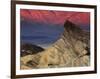 Manly Beacon at Dawn, Zabriskie Point, Death Valley National Park, California, USA-Michel Hersen-Framed Photographic Print