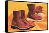 Manly Boots-null-Framed Stretched Canvas