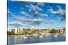 Manly harbour, Sydney, New South Wales, Australia, Pacific-Michael Runkel-Stretched Canvas