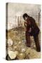 Mann mit zwei Broten (L'Homme aux Deux Pains). 1879-Jean François Raffaelli-Stretched Canvas