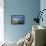 Manned Rig in Oil Spilled Waters-null-Framed Stretched Canvas displayed on a wall