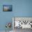 Manned Rig in Oil Spilled Waters-null-Framed Stretched Canvas displayed on a wall