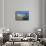 Manned Rig in Oil Spilled Waters-null-Framed Stretched Canvas displayed on a wall