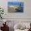 Manned Rig in Oil Spilled Waters-null-Stretched Canvas displayed on a wall