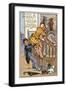 Manneken Pis Postcard Album - Through the Magnifying Glass-null-Framed Art Print