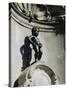 Manneken Pis Statue, Brussels, Belgium-Nigel Francis-Stretched Canvas