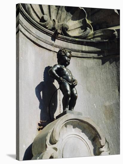 Manneken Pis Statue, Brussels, Belgium-Nigel Francis-Stretched Canvas