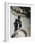 Manneken Pis Statue, Brussels, Belgium-Nigel Francis-Framed Photographic Print