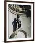 Manneken Pis Statue, Brussels, Belgium-Nigel Francis-Framed Photographic Print