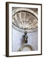 Mannekin Pis, Brussels, Belgium, Europe-Neil Farrin-Framed Photographic Print