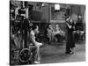 MANNEQU 1938 directed by FRANK BORZAGE Frank borzage (left) directs Spencer Tracy and Joan Crawford-null-Stretched Canvas