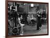 MANNEQU 1938 directed by FRANK BORZAGE Frank borzage (left) directs Spencer Tracy and Joan Crawford-null-Framed Photo