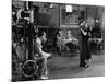 MANNEQU 1938 directed by FRANK BORZAGE Frank borzage (left) directs Spencer Tracy and Joan Crawford-null-Mounted Photo