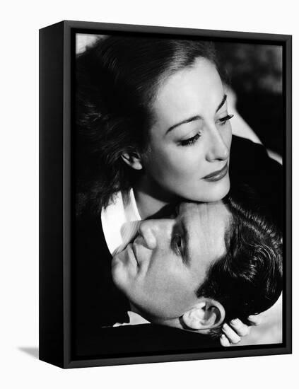 MANNEQU 1938 directed by FRANK BORZAGE Spencer Tracy and Joan Crawford (b/w photo)-null-Framed Stretched Canvas