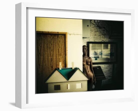 Mannequin at Home-Clive Nolan-Framed Photographic Print