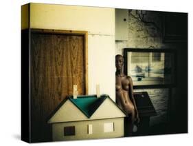 Mannequin at Home-Clive Nolan-Stretched Canvas
