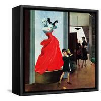 "Mannequin", March 1, 1952-George Hughes-Framed Stretched Canvas