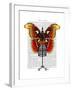 Mannequin Red and Yellow Butterfly-Fab Funky-Framed Art Print