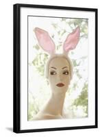 Mannequin Wearing Bunny Ears-Jack Hollingsworth-Framed Photographic Print