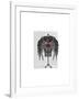 Mannequin with Black Wings-Fab Funky-Framed Art Print