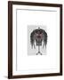 Mannequin with Black Wings-Fab Funky-Framed Art Print