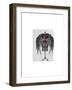 Mannequin with Black Wings-Fab Funky-Framed Art Print