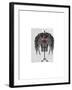 Mannequin with Black Wings-Fab Funky-Framed Art Print