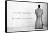 Mannequin with Quote-Tom Quartermaine-Framed Stretched Canvas