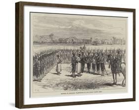 Manner of Swearing in Recruits to Our Indian Native Army-Charles Robinson-Framed Giclee Print